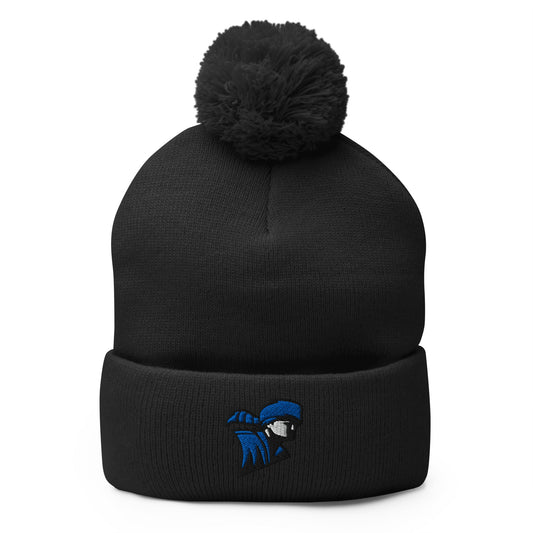Pom-Pom Beanie | Western High School Football | Emblem Logo