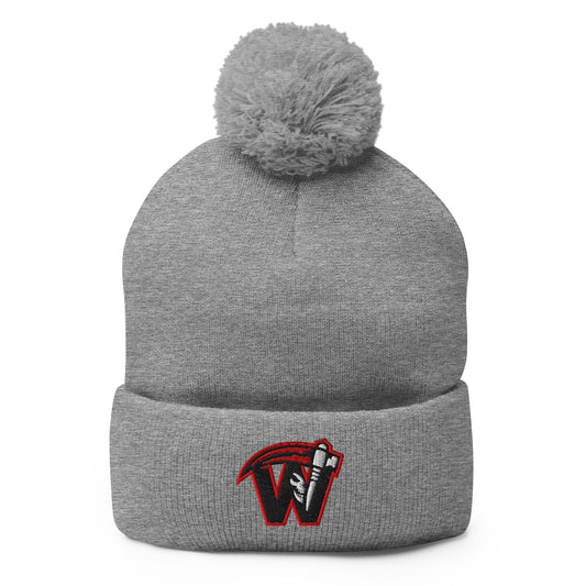 Pom - Pom Beanie | Wichita Reapers | W Logo