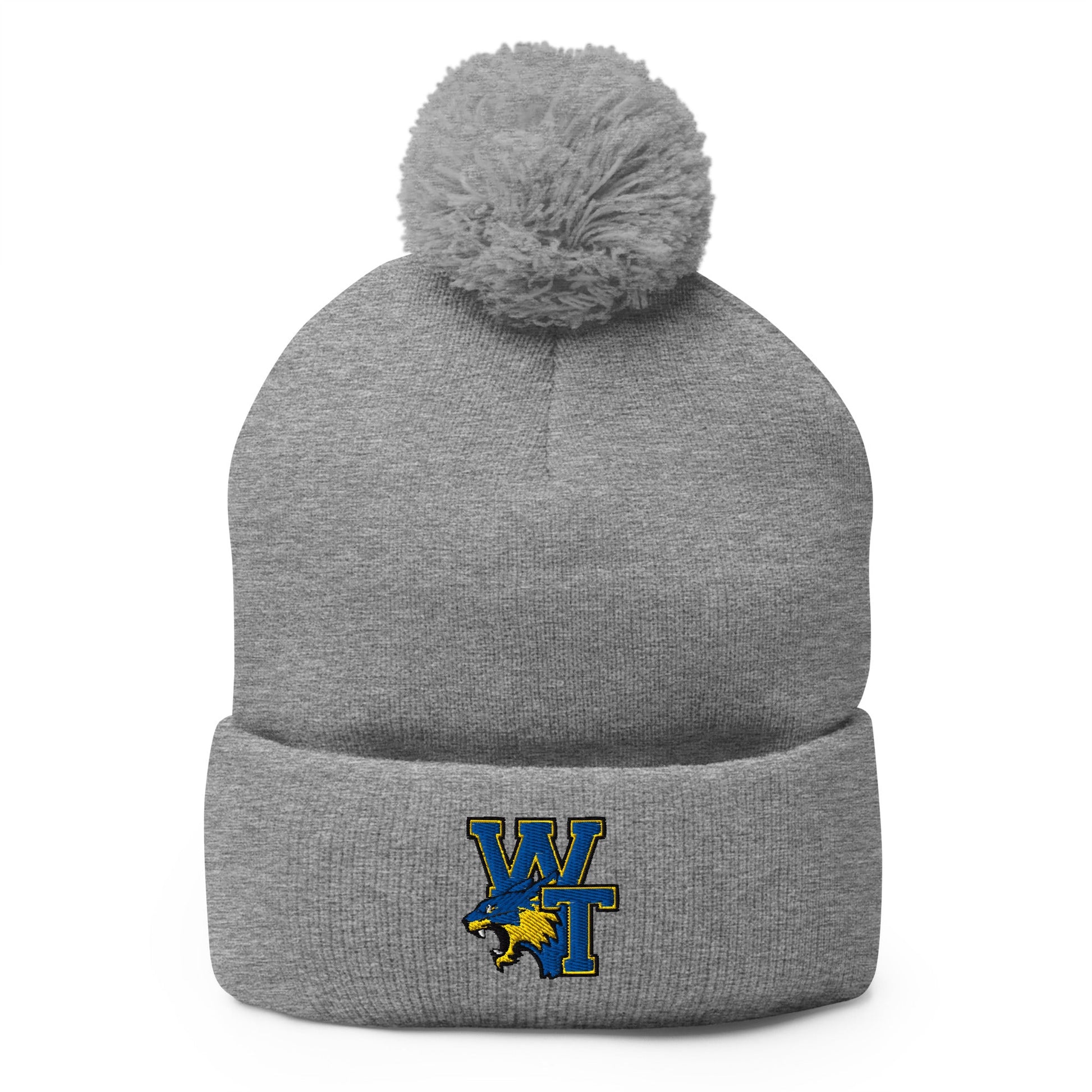 Pom - Pom Beanie | Wilcox Soccer | WT Logo