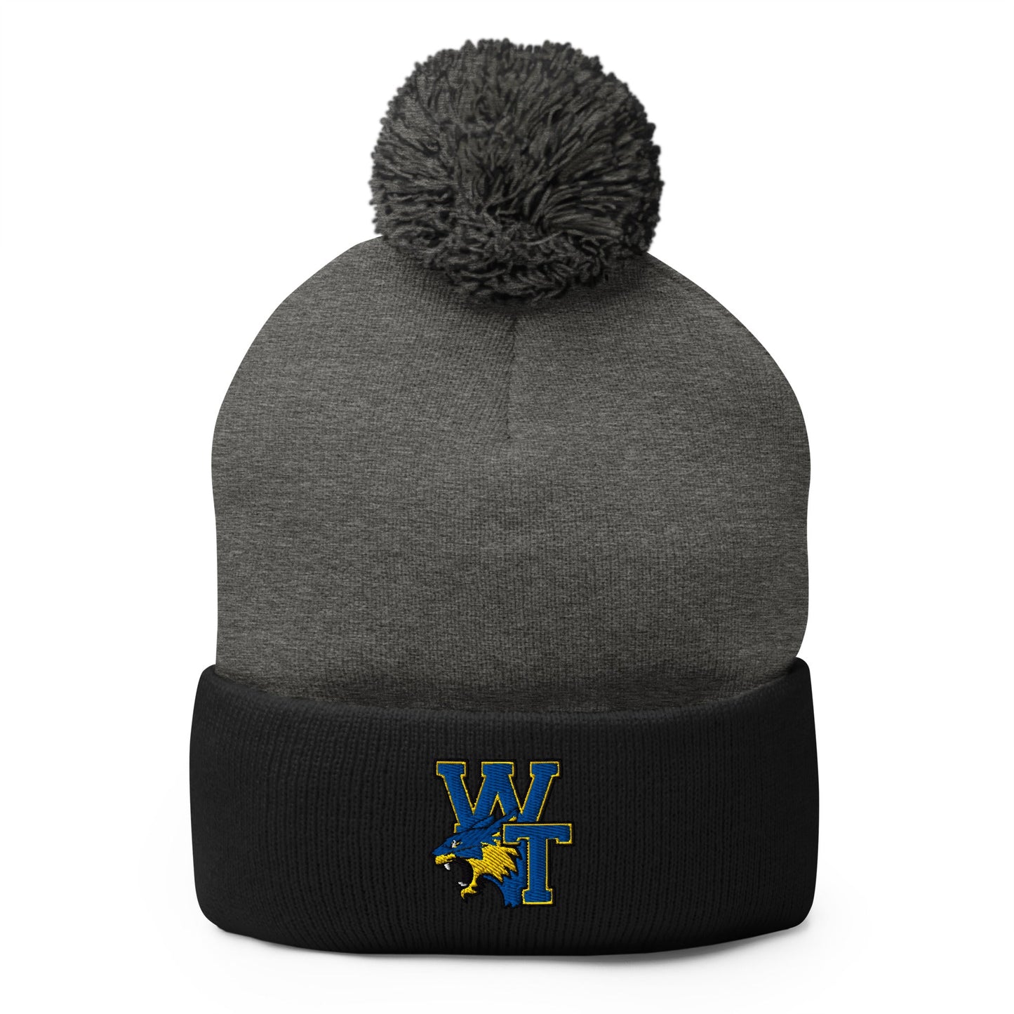 Pom - Pom Beanie | Wilcox Soccer | WT Logo