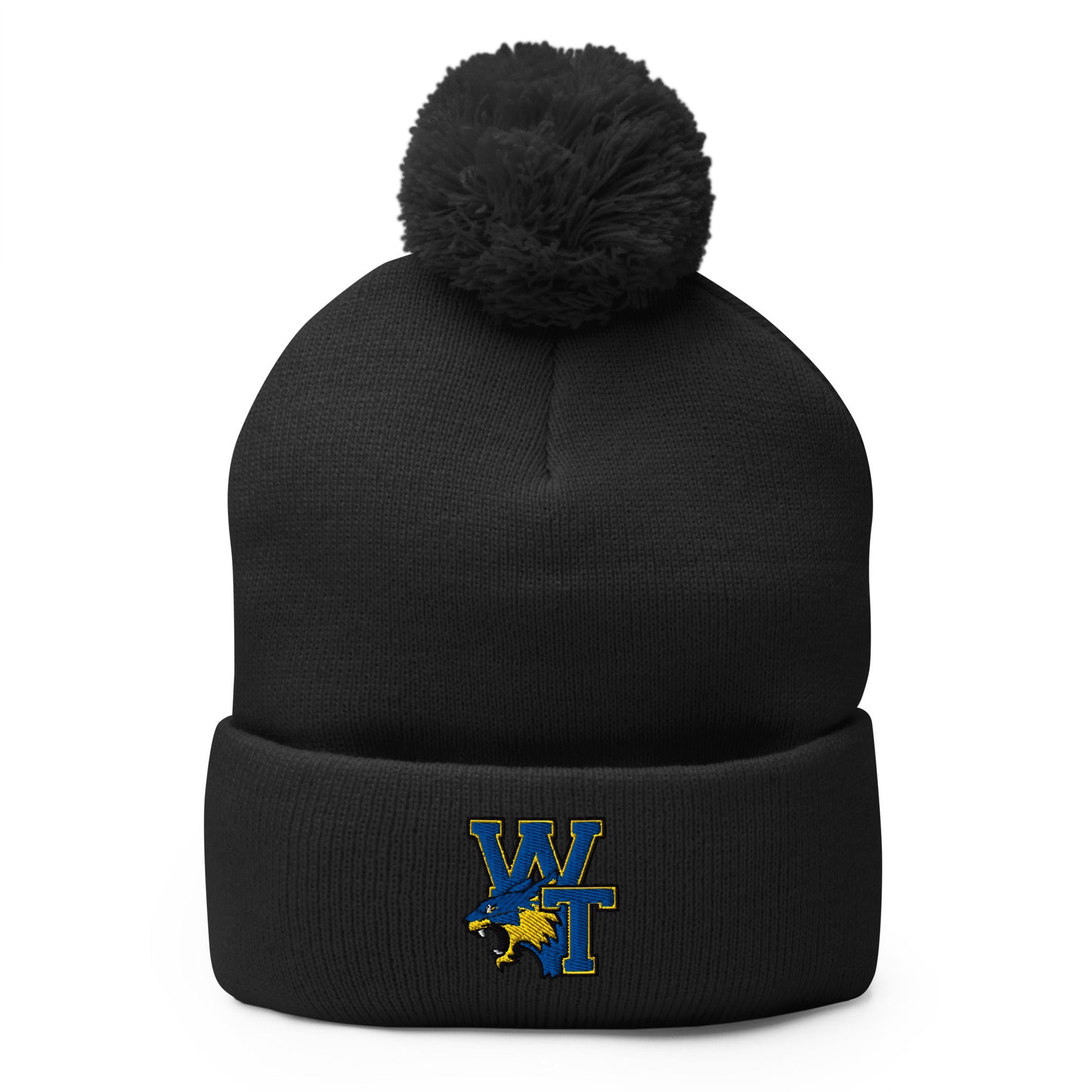 Pom - Pom Beanie | Wilcox Soccer | WT Logo