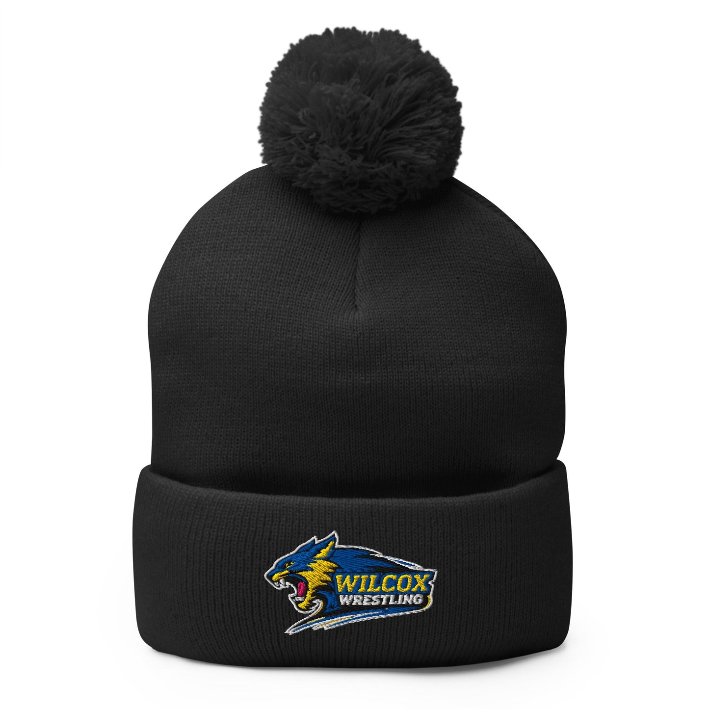 Pom - Pom Beanie | Wilcox Tech Wrestling
