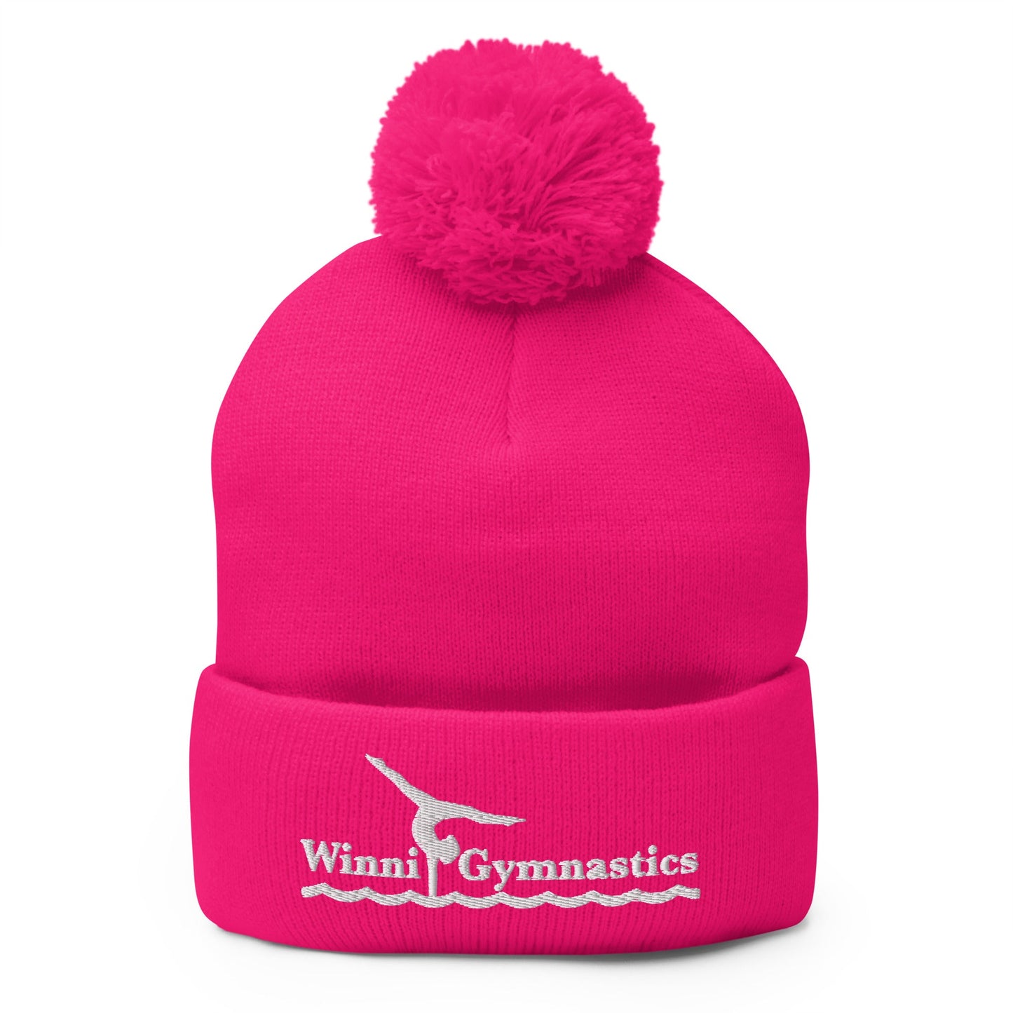 Pom - Pom Beanie | Winni Gymnastics | Alt Logo