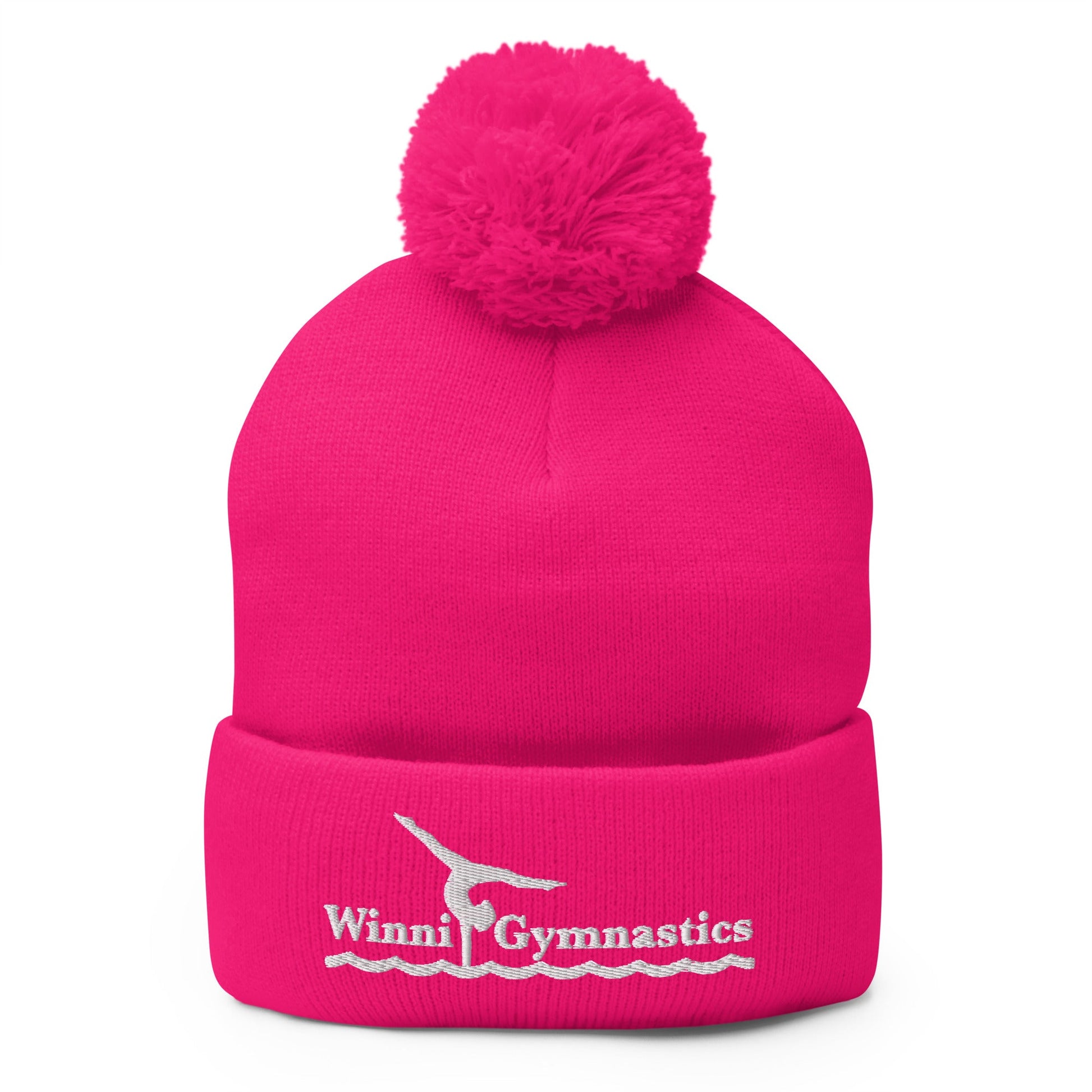Pom - Pom Beanie | Winni Gymnastics | Alt Logo
