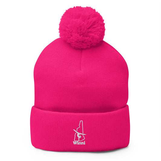 Pom - Pom Beanie | Winni Gymnastics | NH Logo