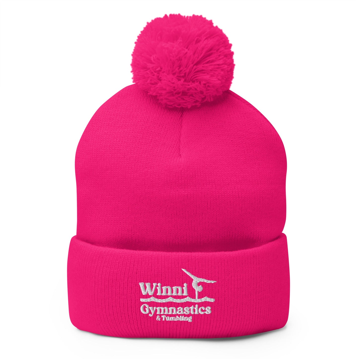 Pom - Pom Beanie | Winni Gymnastics | Tumbling Logo