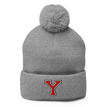 Pom-Pom Beanie | Yukon Student Council | Y-Mark Logo