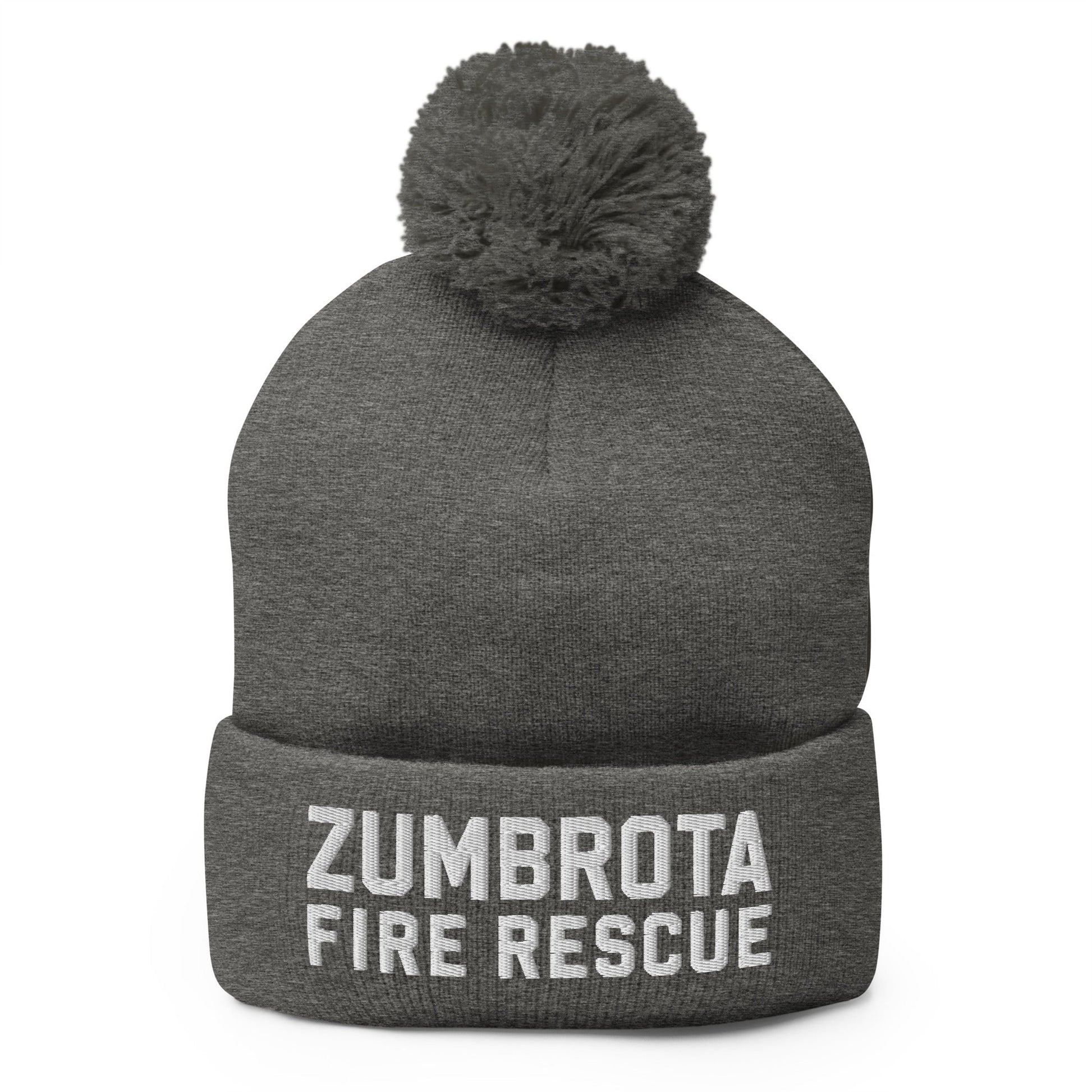 Pom-Pom Beanie | Zumbrota Fire Department | Vanguard Logo