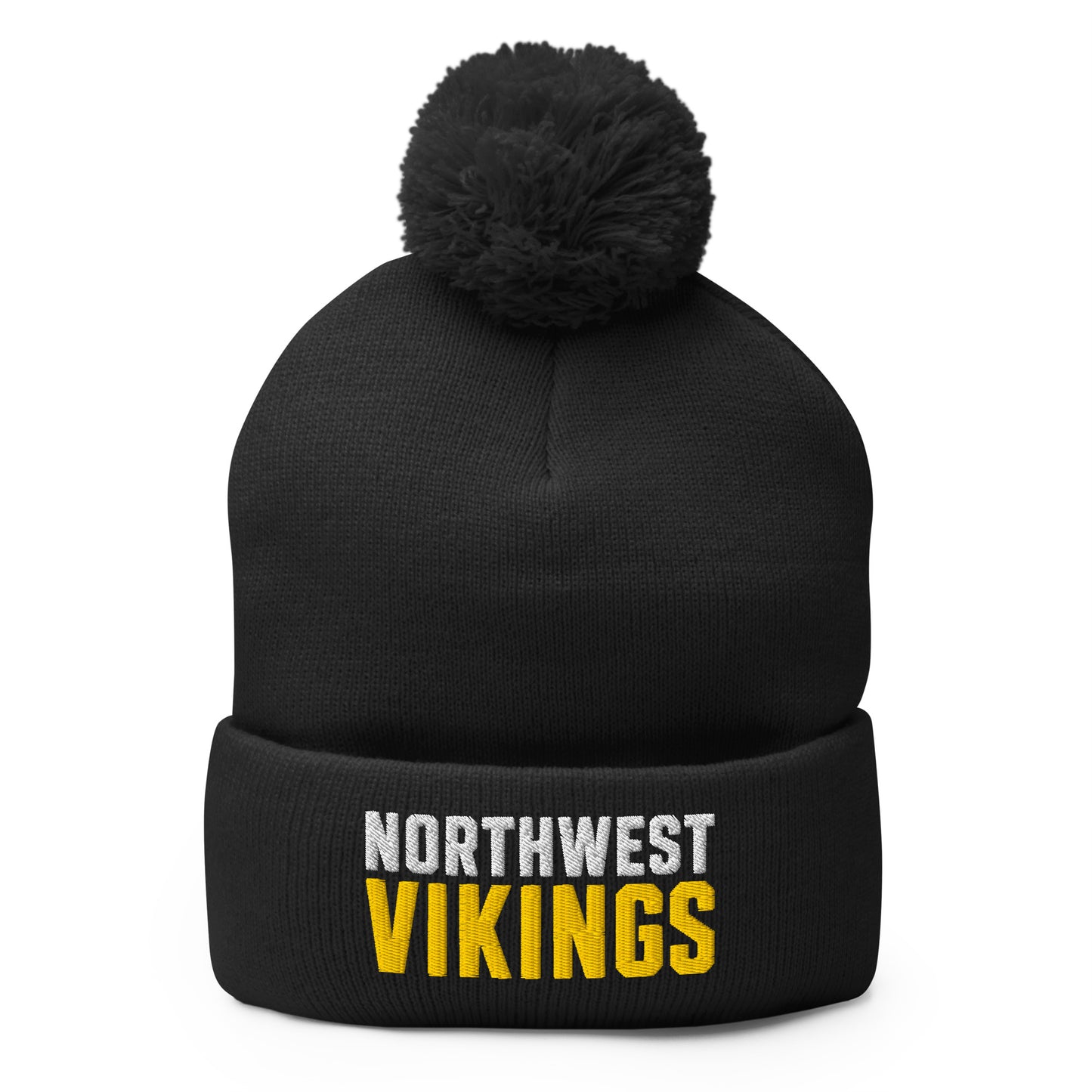 Pom-Pom Beanie | Northwest High School | Vikings Logo