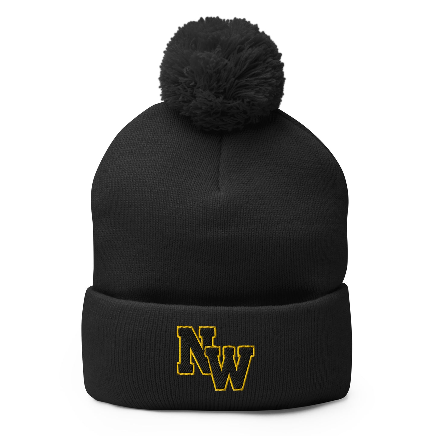 Pom-Pom Beanie | Northwest High School | Badge Logo