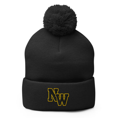 Pom-Pom Beanie | Northwest High School | Badge Logo