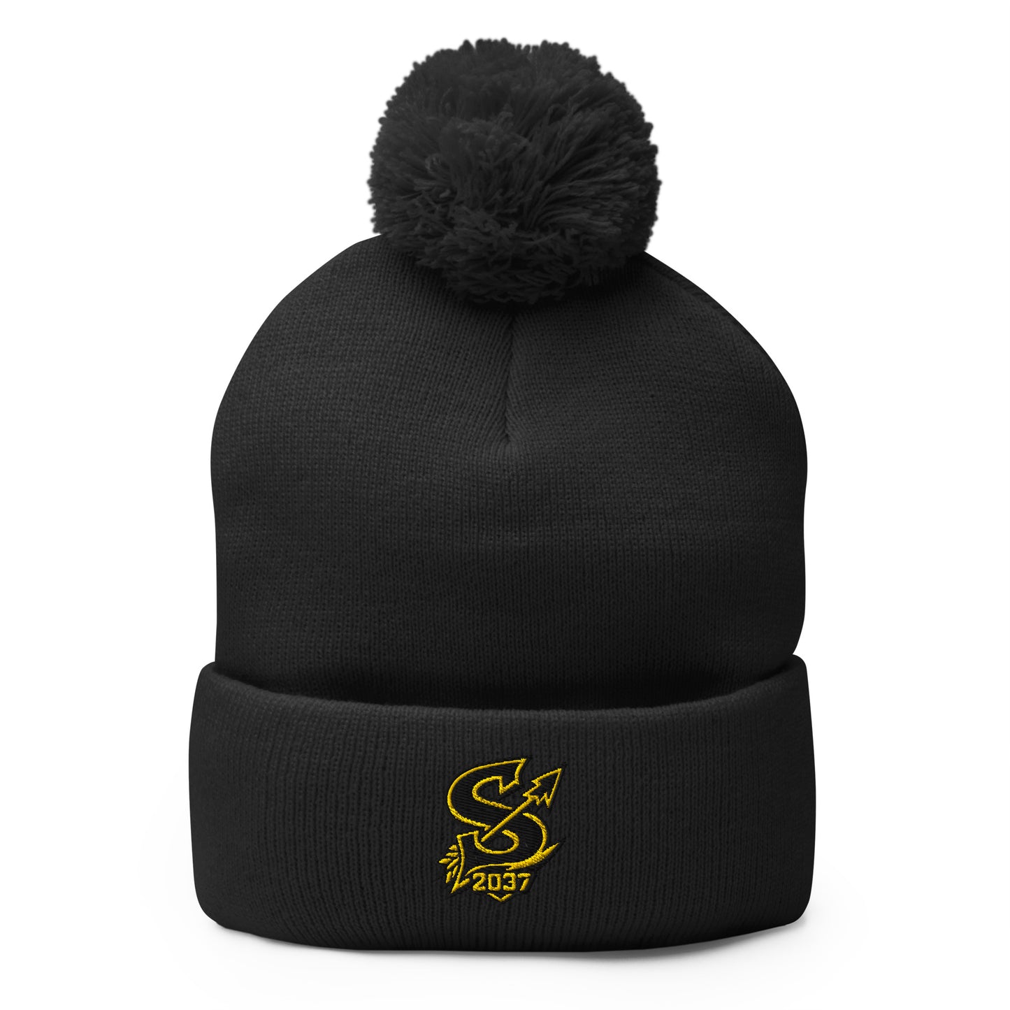 Pom-Pom Beanie | 2037 Sachem Arrows | Emblem Logo