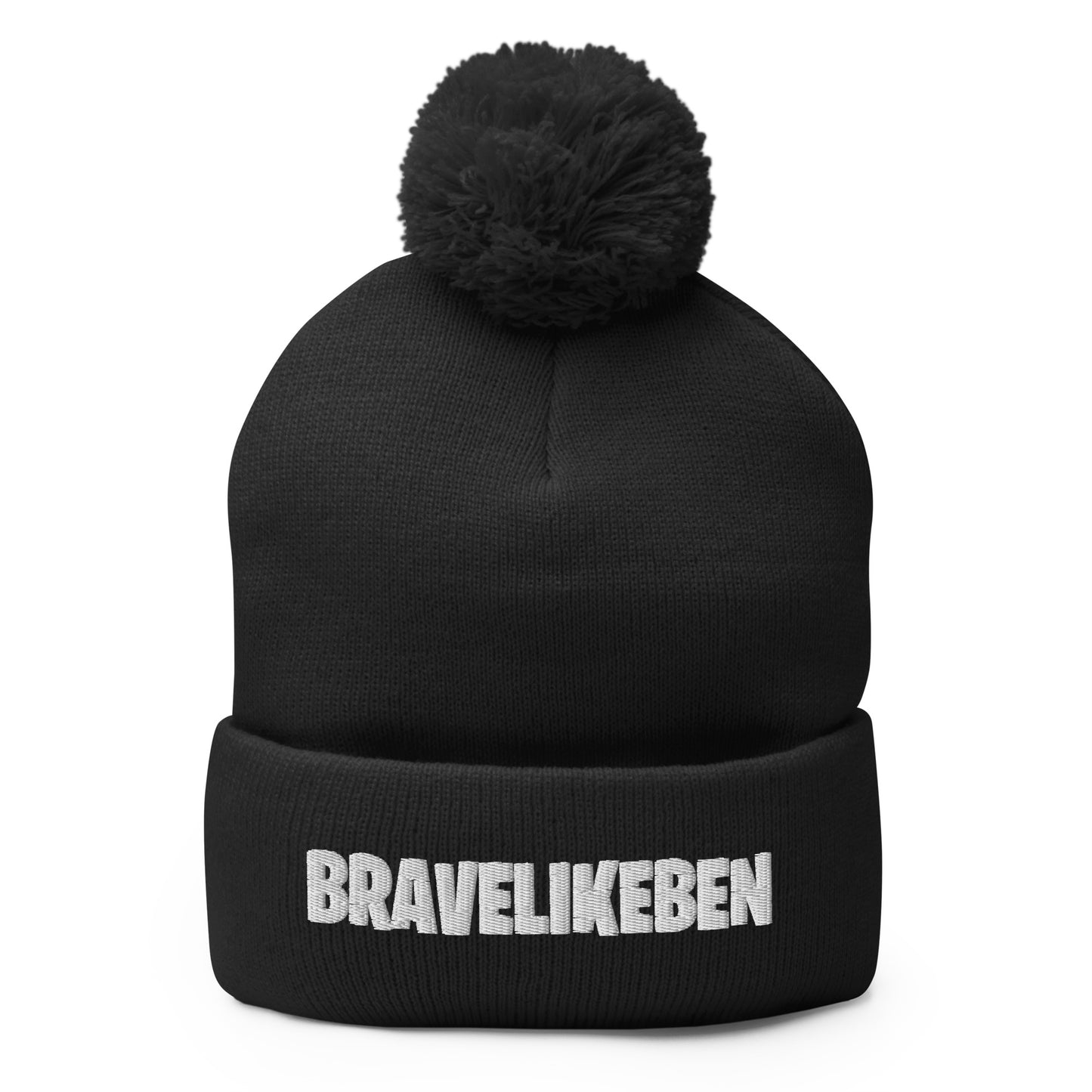 Pom-Pom Beanie | Brave Like Ben | Workmark Logo