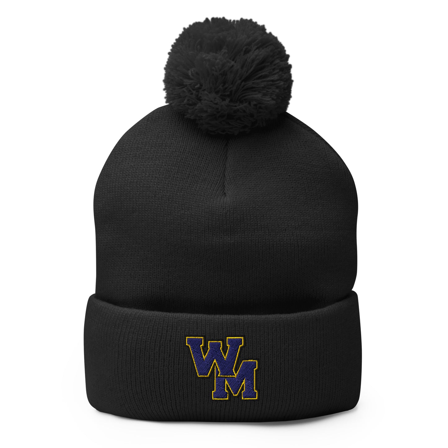 Pom-Pom Beanie | West Memphis Community Christian College Gators | WM-Mark Logo