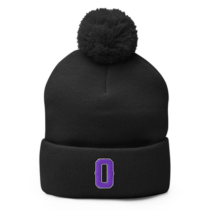 Pom-Pom Beanie | Carolina Outlaws Baseball | Emblem Logo