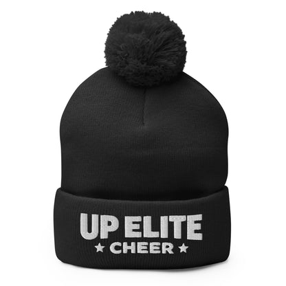 Pom-Pom Beanie | UP Elite Cheer | Script Logo