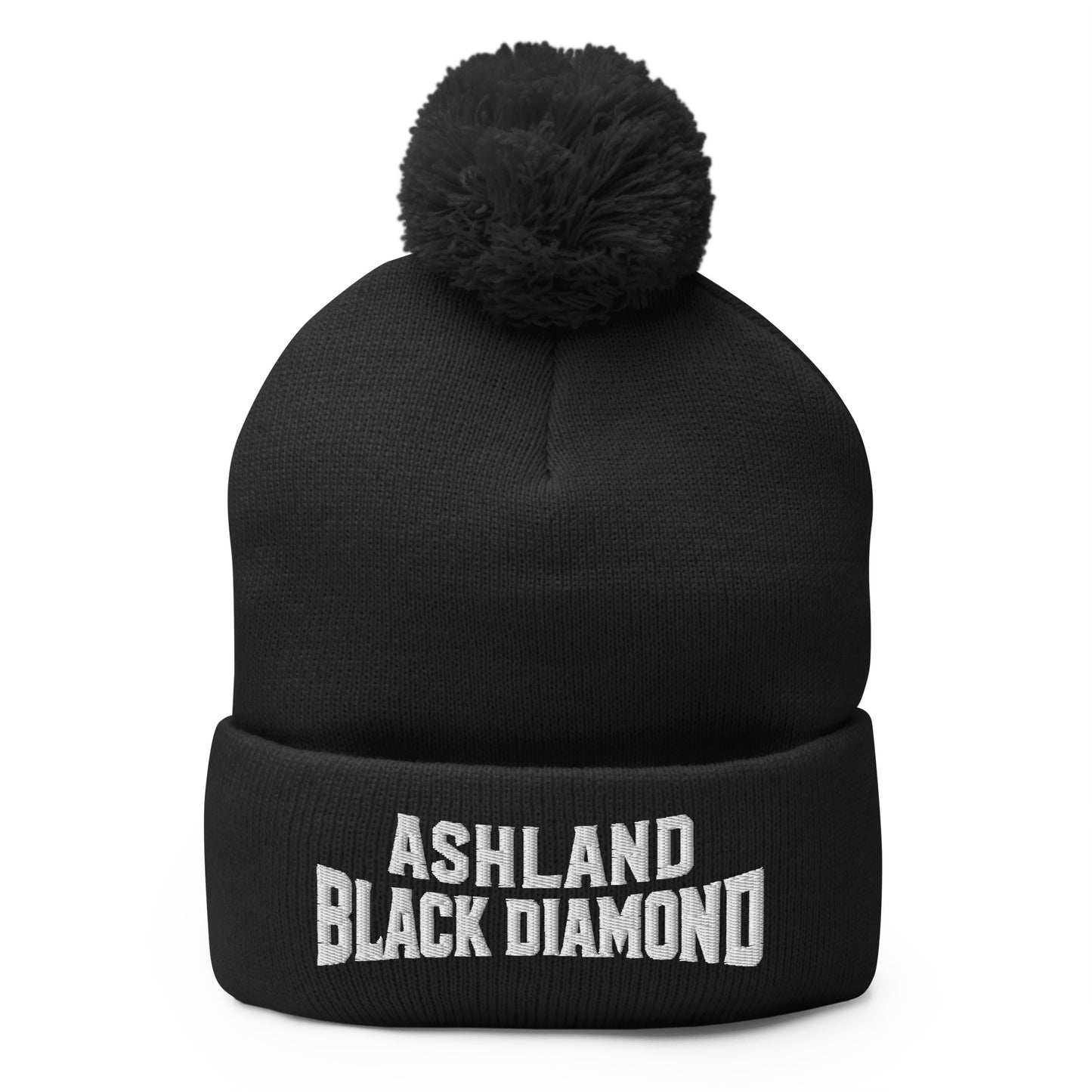 Pom-Pom Beanie | Ashland Black Diamonds | Vanguard Logo