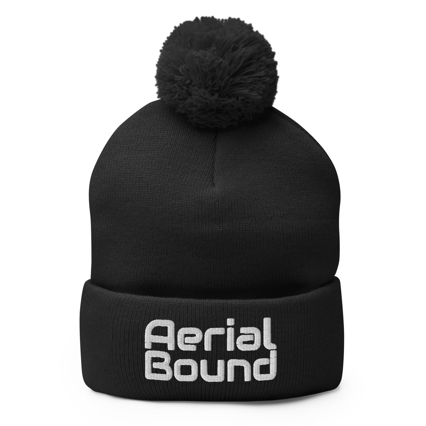 Pom-Pom Beanie | Aerial Bound Athletics | Script Logo