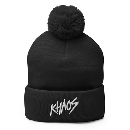 Pom-Pom Beanie | Khaos Softball | Athletics Logo
