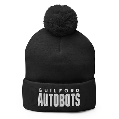 Pom-Pom Beanie | Guilford Autobots | Modern Script Logo