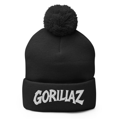 Pom-Pom Beanie | Gorillaz | Modern Script Logo