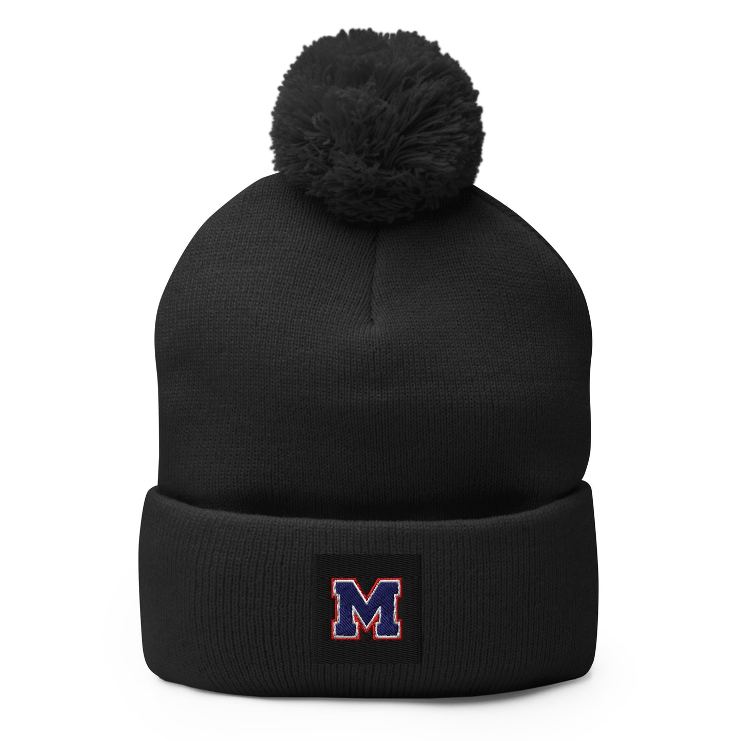 Pom-Pom Beanie | Michigan Select Baseball | M Lettermark Logo