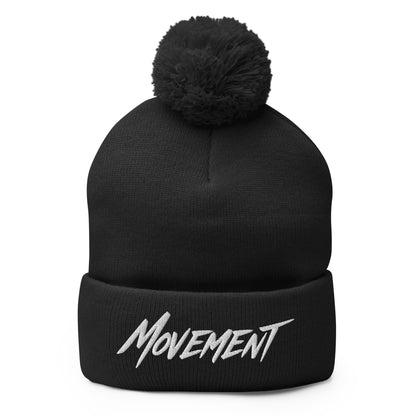 Pom-Pom Beanie | Movement Dance Studio | Script Logo