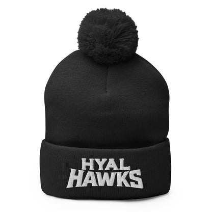 Pom-Pom Beanie | HYAL Hawks | Script Logo
