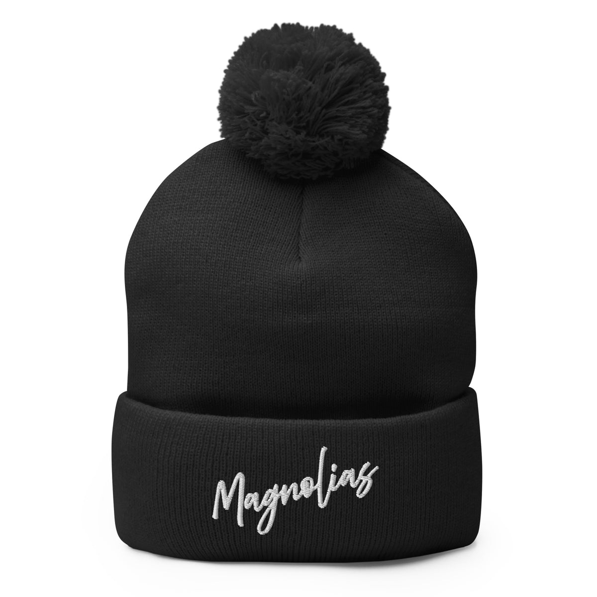 Pom-Pom Beanie | Pink Magnolias Dance | Modern Script Logo