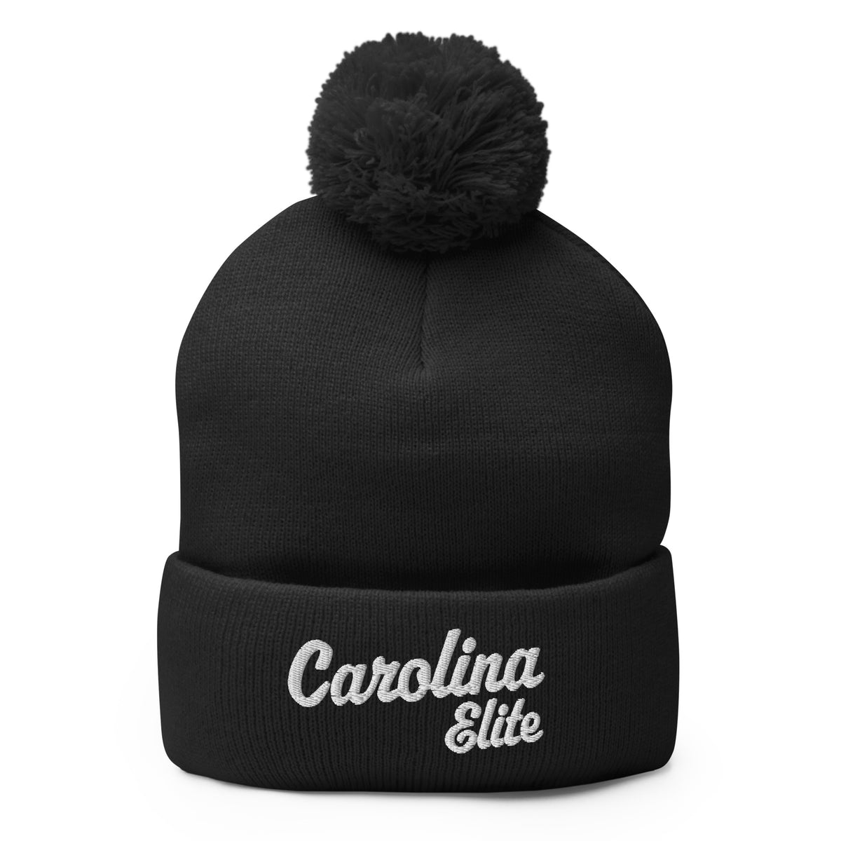 Pom-Pom Beanie | Carolina Elite-Shields | Modern Script Logo