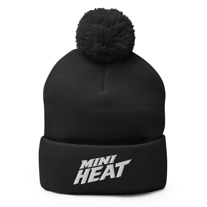 Pom-Pom Beanie | MINI HEAT | Crest Logo