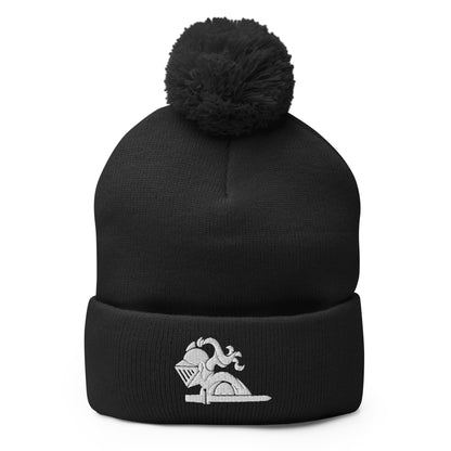 Pom-Pom Beanie | Kimball Cheer | Emblem Logo