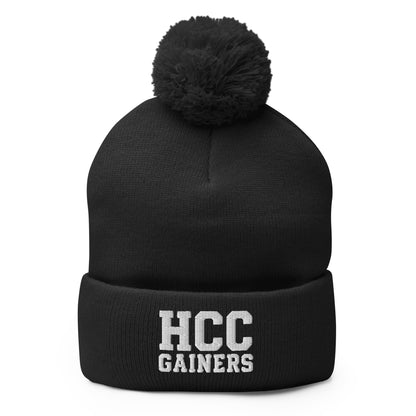 Pom-Pom Beanie | HCC Gymnastics | Vanguard Logo