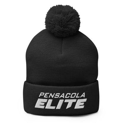 Pom-Pom Beanie | Pensacola Elite Inc. | Crest Logo