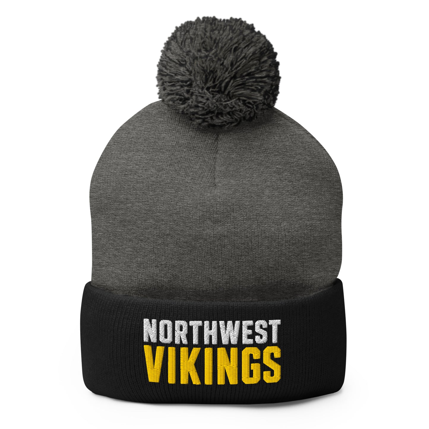 Pom-Pom Beanie | Northwest High School | Vikings Logo