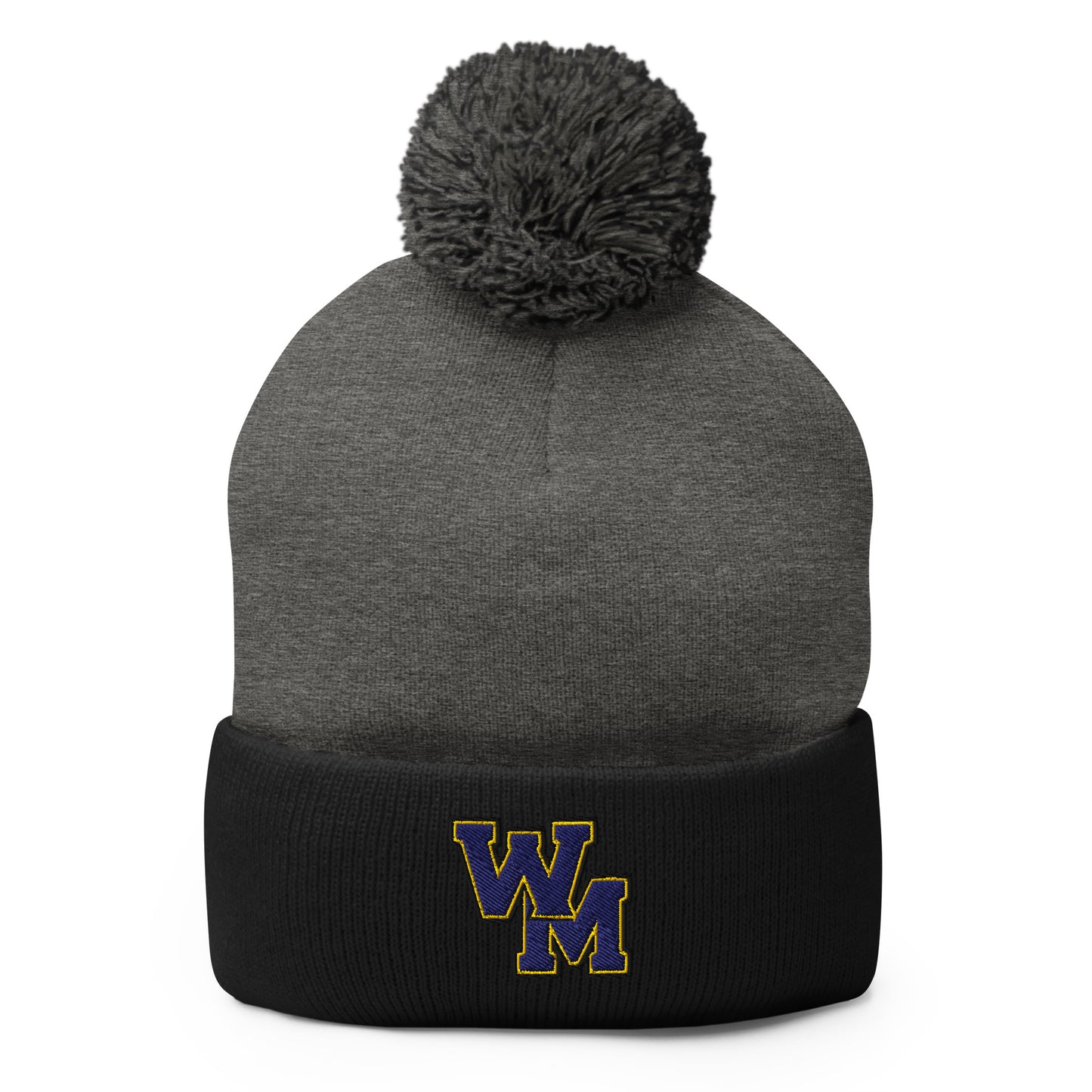 Pom-Pom Beanie | West Memphis Community Christian College Gators | WM-Mark Logo