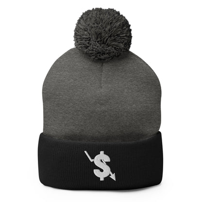 Pom-Pom Beanie | The Lowest Bidders | Shield Logo