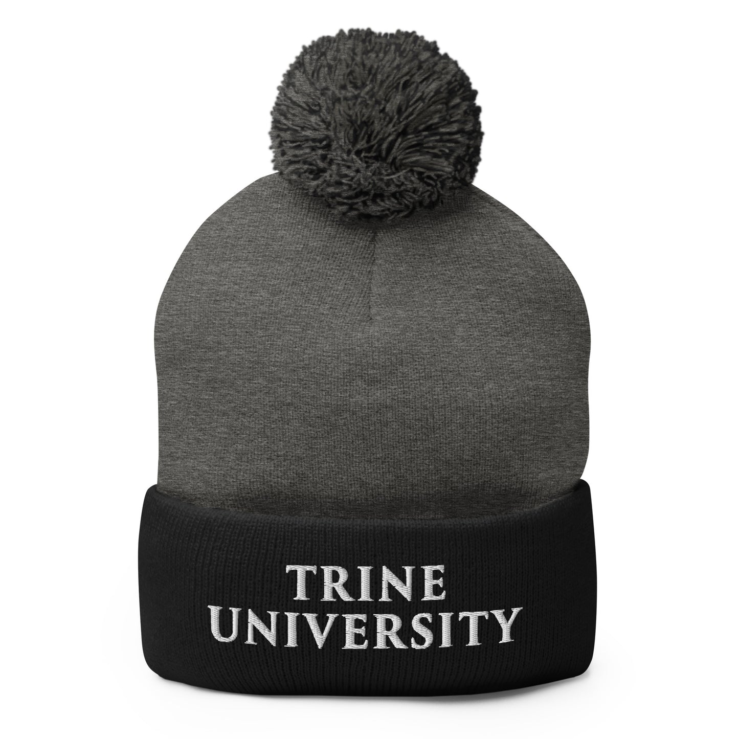 Pom-Pom Beanie | Trine PA program | Modern Script Logo