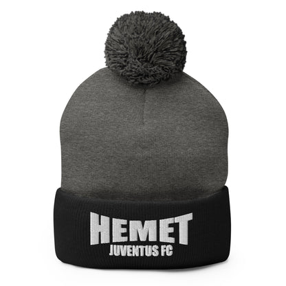 Pom-Pom Beanie | Hemet Juventus | Crest Logo