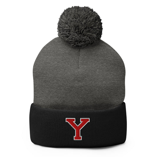 Pom-Pom Beanie | Yukon Student Council | Y-Mark Logo