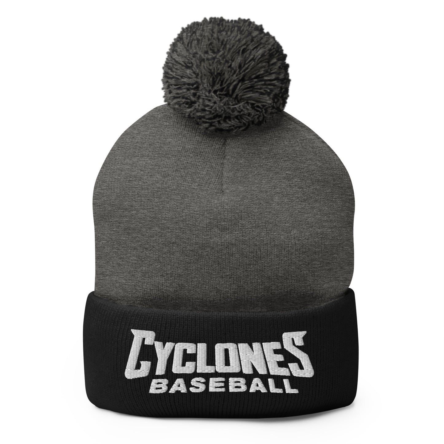 Pom-Pom Beanie | Centre County Cyclones | Crest Logo