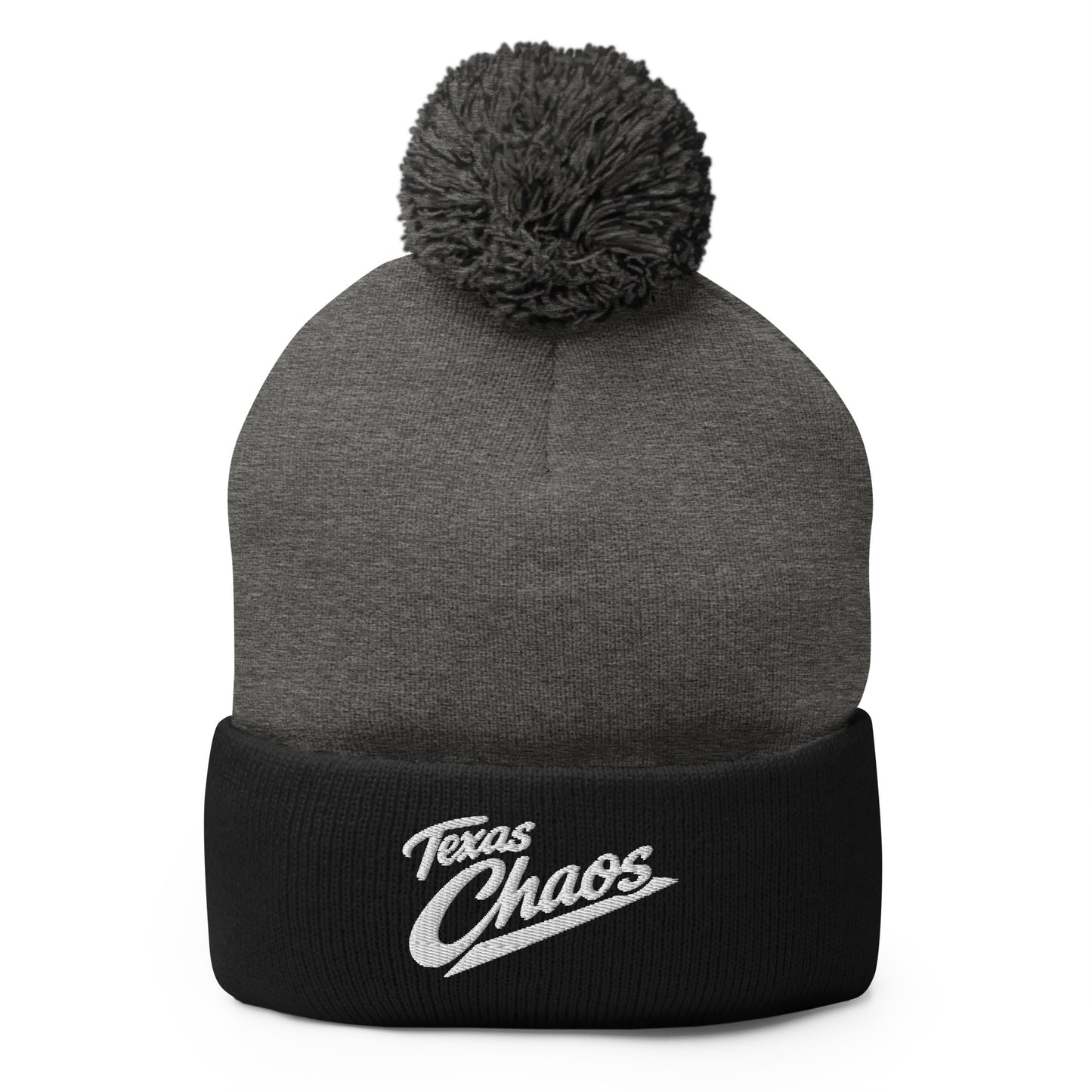 Pom-Pom Beanie | Texas Chaos | Crest Logo
