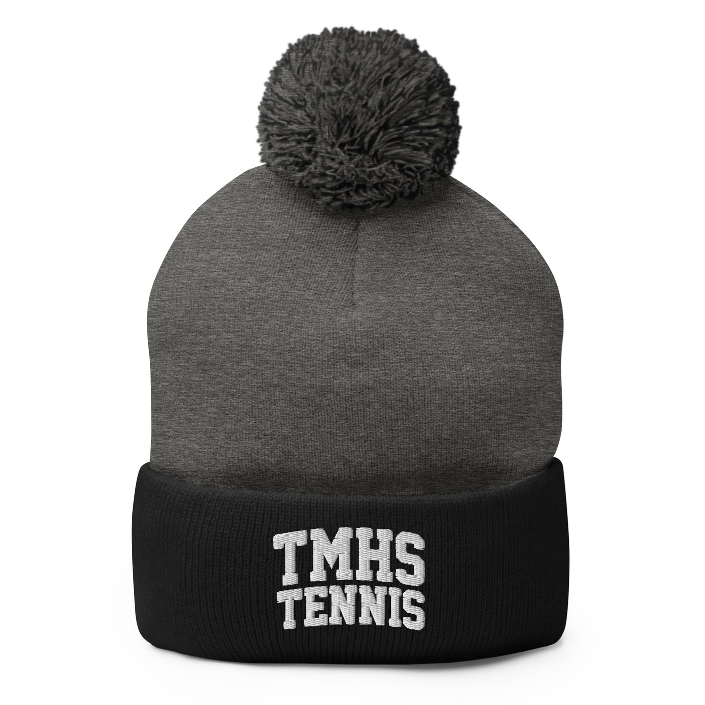 Pom-Pom Beanie | TMHS Tennis | Crest Logo