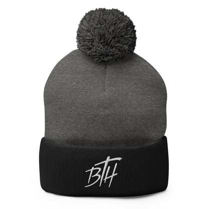 Pom-Pom Beanie | Breakthrough House International Ministries | Crest Logo