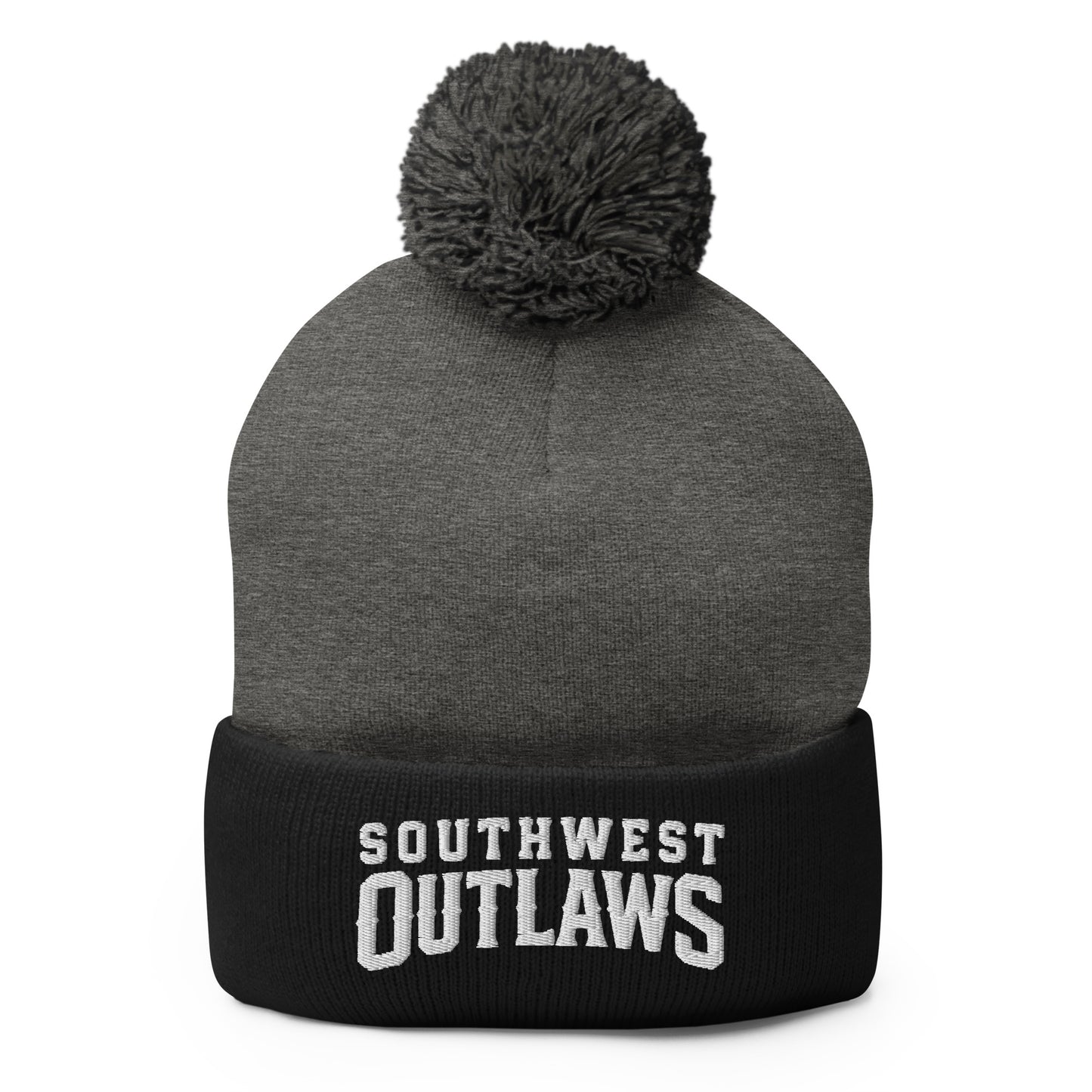 Pom-Pom Beanie | Southwest Outlaws | Crest Logo