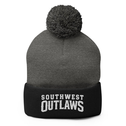 Pom-Pom Beanie | Southwest Outlaws | Crest Logo
