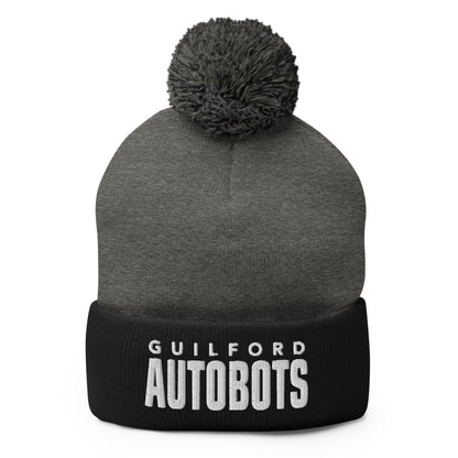 Pom-Pom Beanie | Guilford Autobots | Modern Script Logo