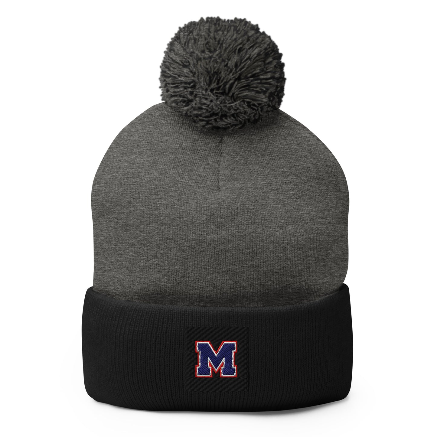 Pom-Pom Beanie | Michigan Select Baseball | M Lettermark Logo
