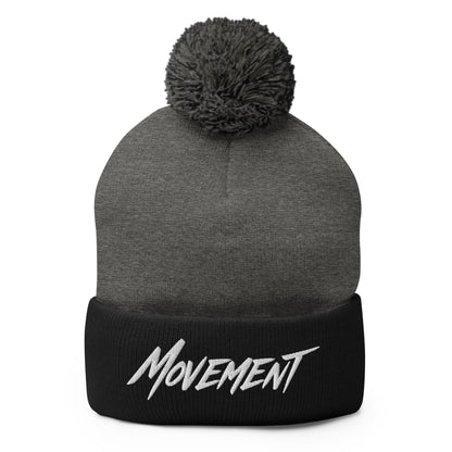 Pom-Pom Beanie | Movement Dance Studio | Script Logo