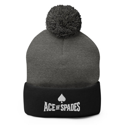 Pom-Pom Beanie | Ace of Spades Boxing Gym | Crest Logo